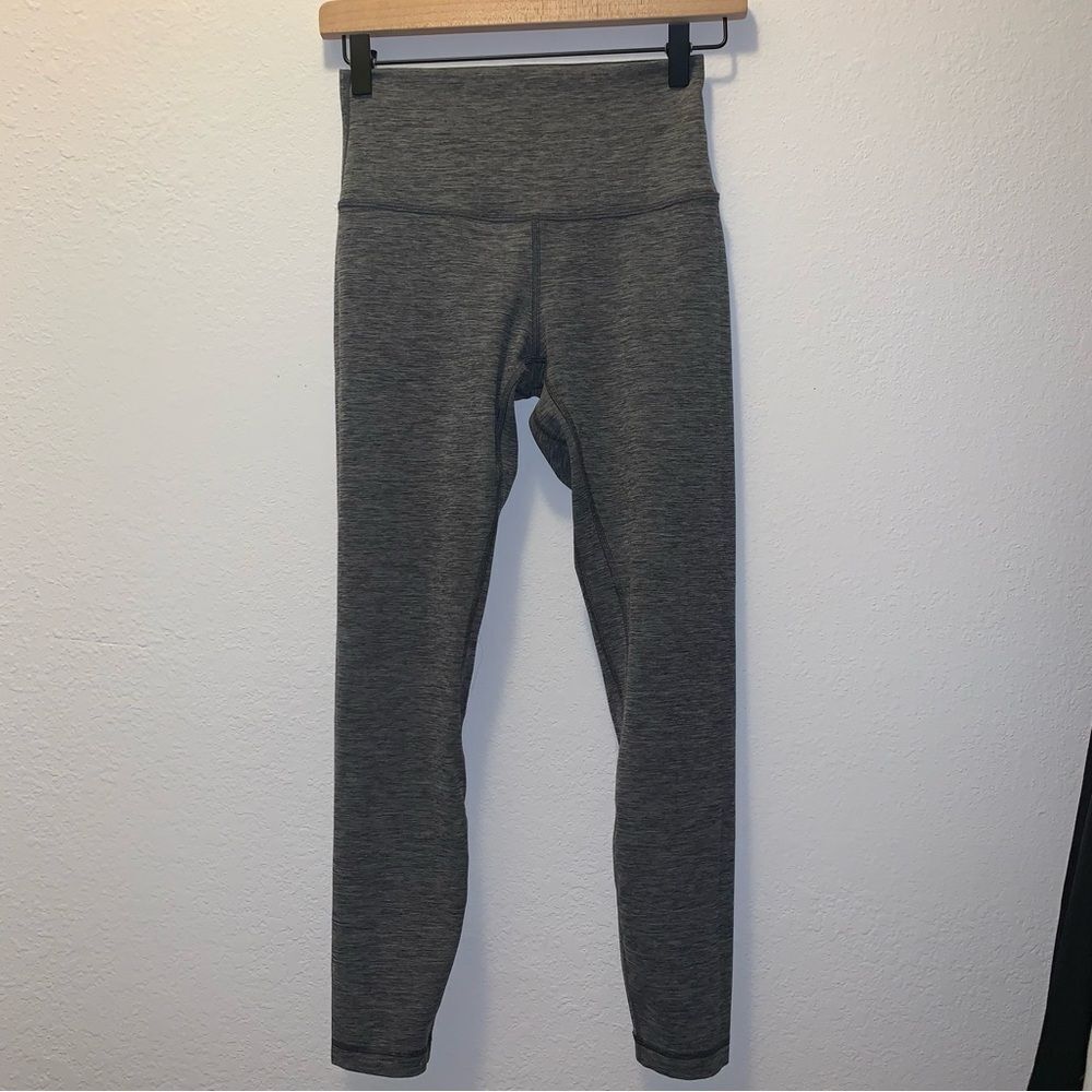 Lululemon athletica Align 25” heathered graphite grey leggings 6 - Picture 4 of 8